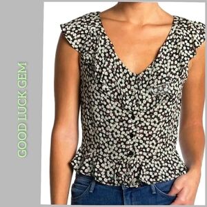Good Luck Gem Floral Lasie's Top ❤️